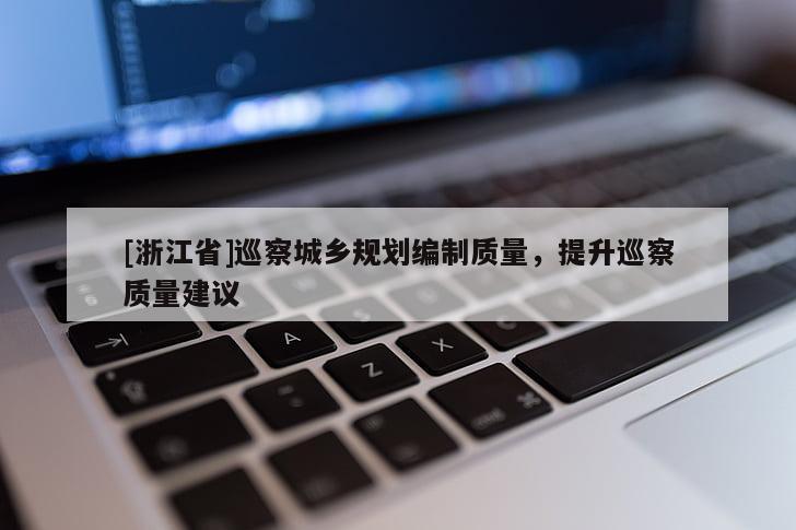 [浙江省]巡察城鄉規劃編制質量，提升巡察質量建議