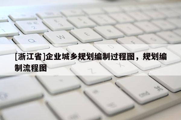 [浙江省]企業城鄉規劃編制過程圖，規劃編制流程圖
