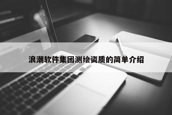 浪潮軟件集團(tuán)測(cè)繪資質(zhì)的簡(jiǎn)單介紹