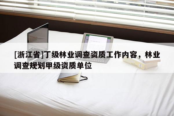 [浙江省]丁級林業調查資質工作內容，林業調查規劃甲級資質單位