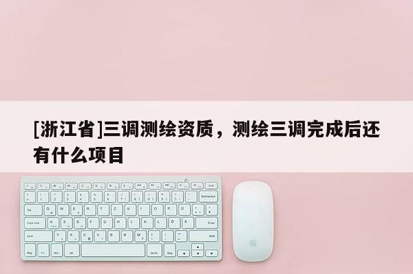 [浙江省]三調測繪資質，測繪三調完成后還有什么項目