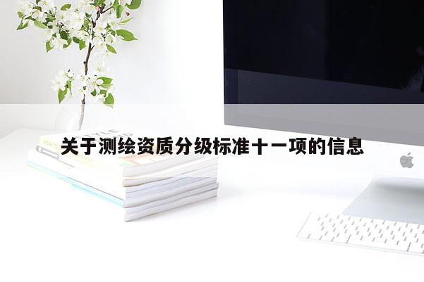 關于測繪資質分級標準十一項的信息