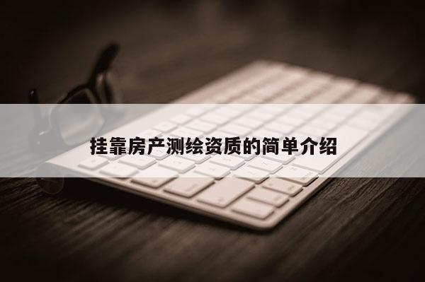掛靠房產測繪資質的簡單介紹