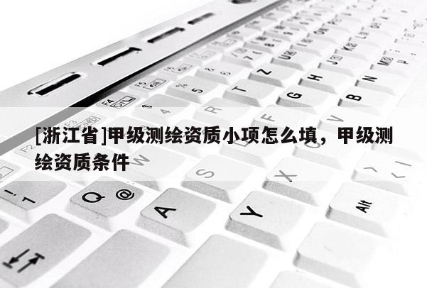 [浙江省]甲級測繪資質小項怎么填，甲級測繪資質條件